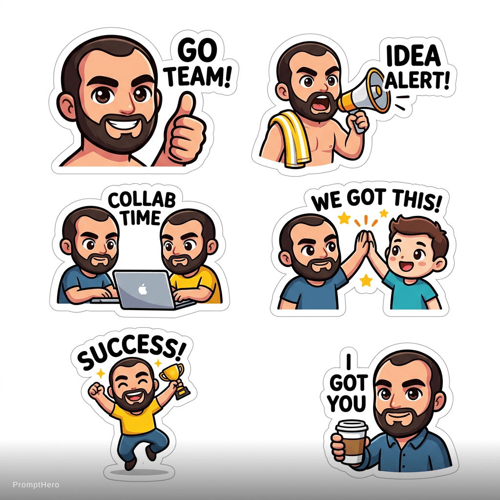 AI generated: Sticker for team 