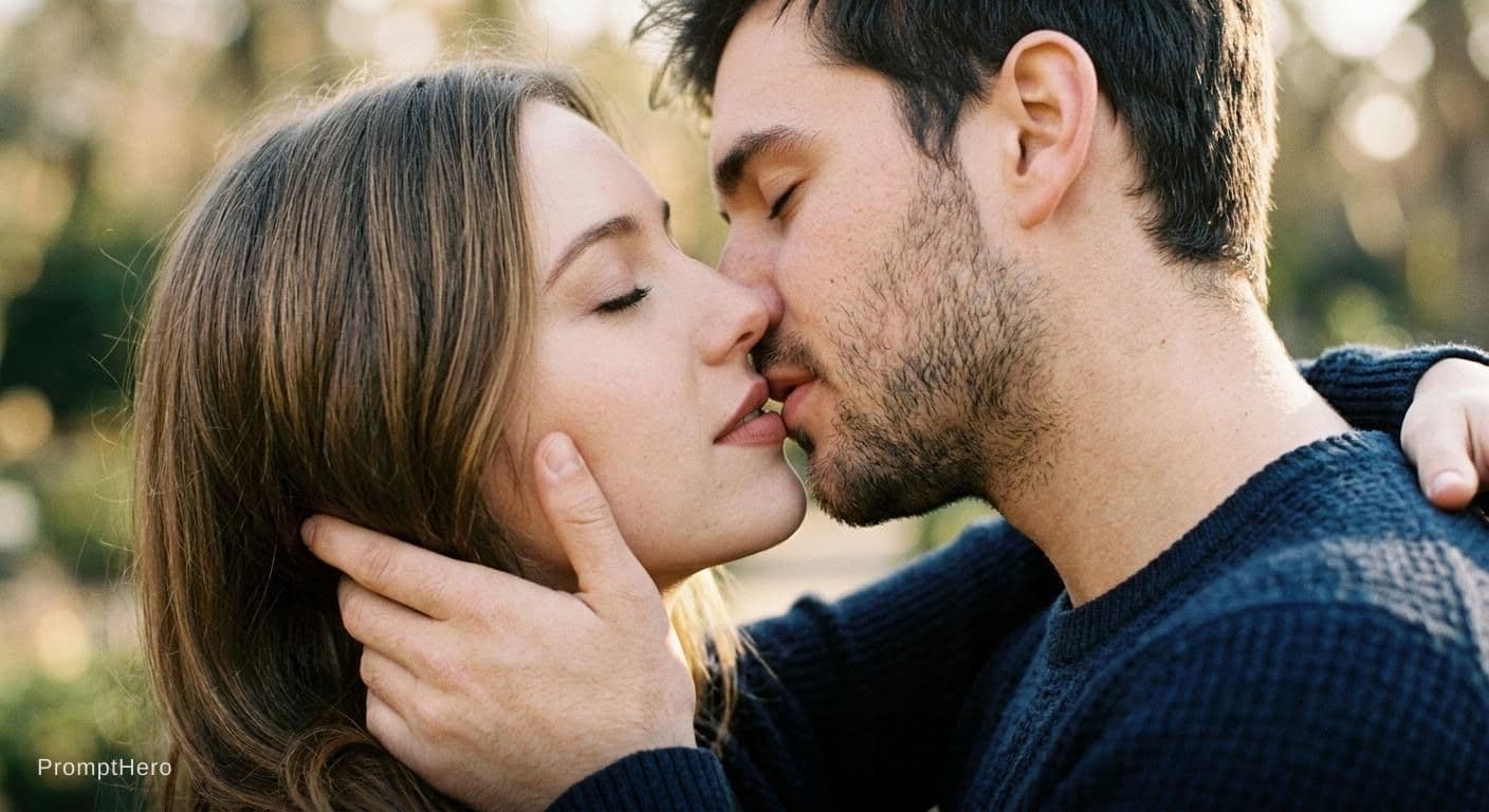 AI generated: Kiss lips 