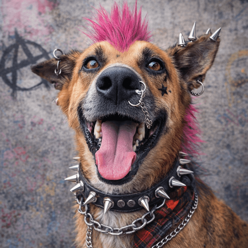 AI generated: Now turn it into a punk style