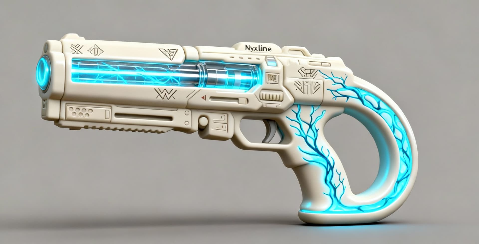 AI generated: Using the images as references, design the Nyxline Design ‘Armatures Series’ Military Rifles for the...
