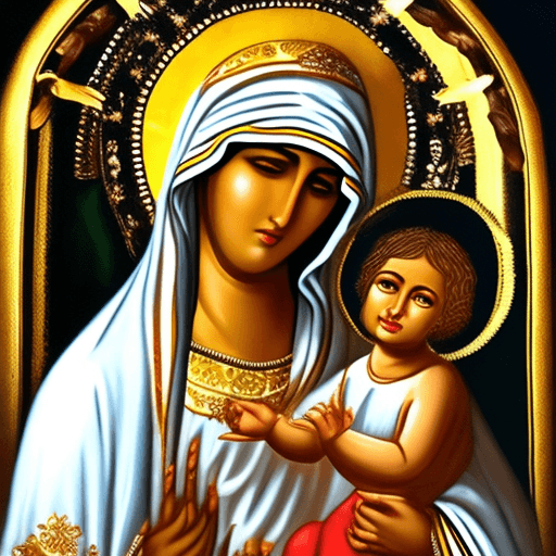 AI generated: Maria mãe de Deus
