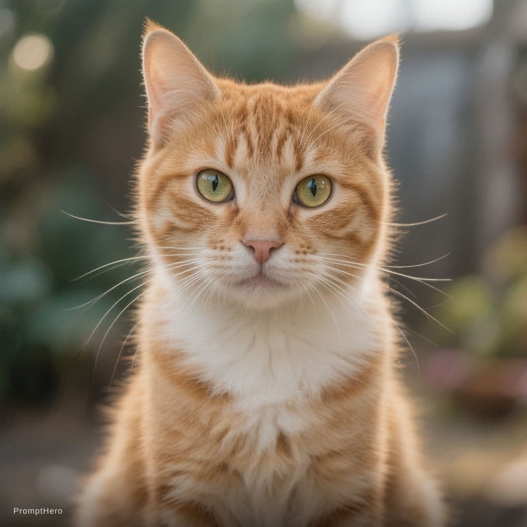 AI generated: no cat looking at viewer
