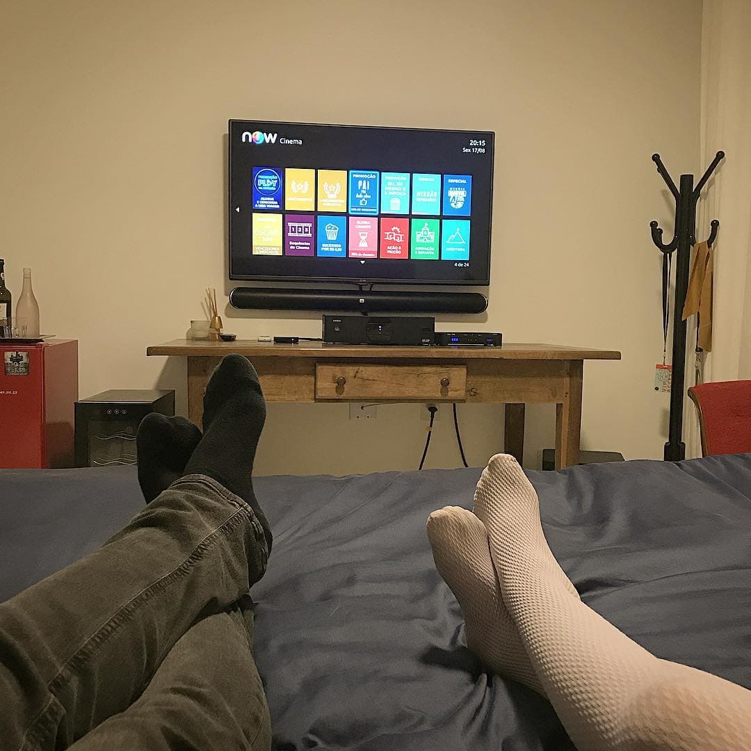 AI generated: put netflix on tv screen
