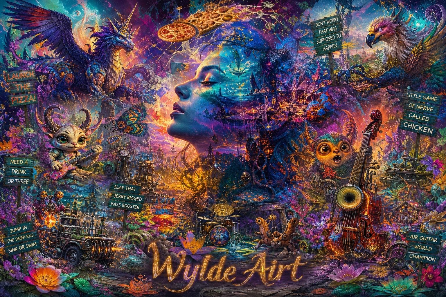 AI generated: sometimes the best art shapes and ideas aren't planned they just happen in the moment, the artwork t...