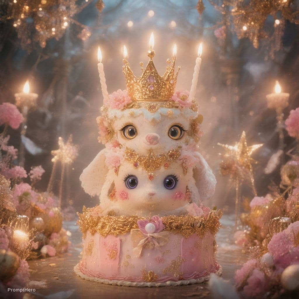 AI generated: Happy birthday theme
