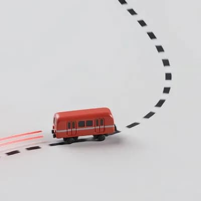AI generated video: Clean, abstract 3D motion graphics animation, isometric view, perfectly looping feel. NO TEXT. Backg...