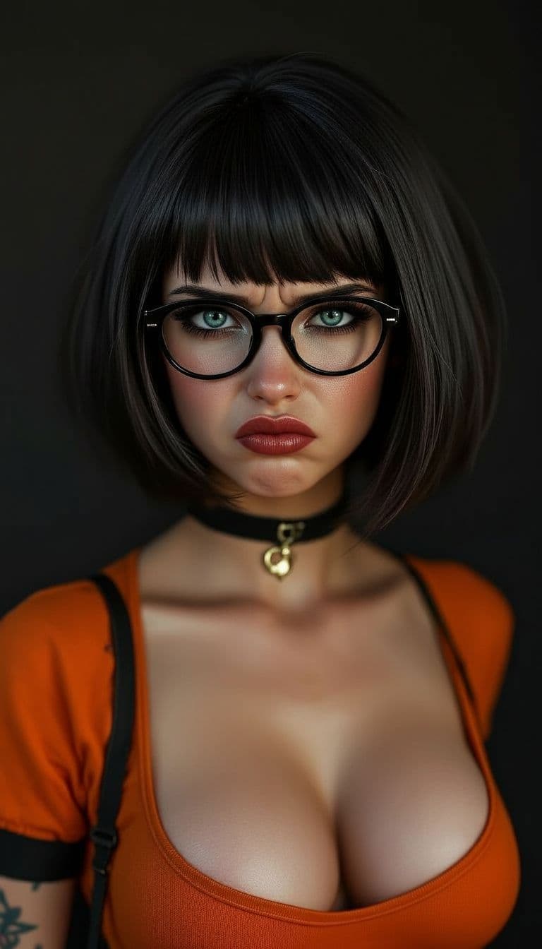 AI generated: pouty face dissapointed face frowning with disaproval