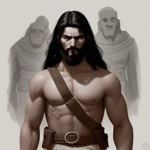 AI generated: "Genera una imagen de un dibujo animado que represente a un hombre prehistórico en la entrada de su ...