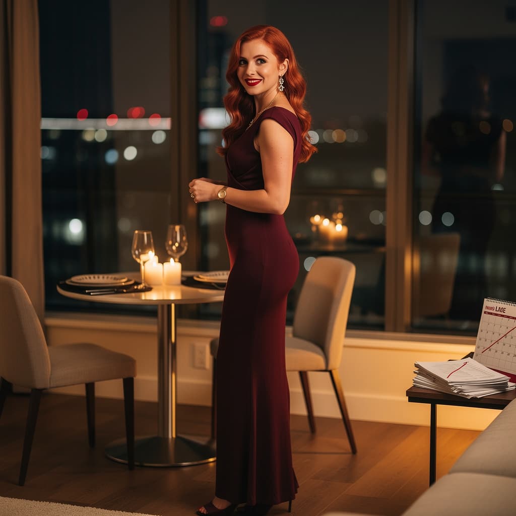 AI generated: Jessi has dropped everything and put off all her rain cheques for the perfect date with her ideal ma...