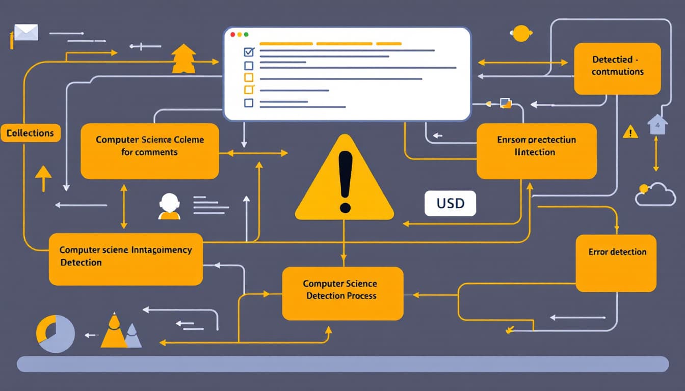 AI generated: computer science course error detection process