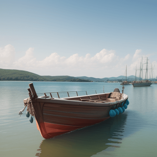 AI generated: a boat