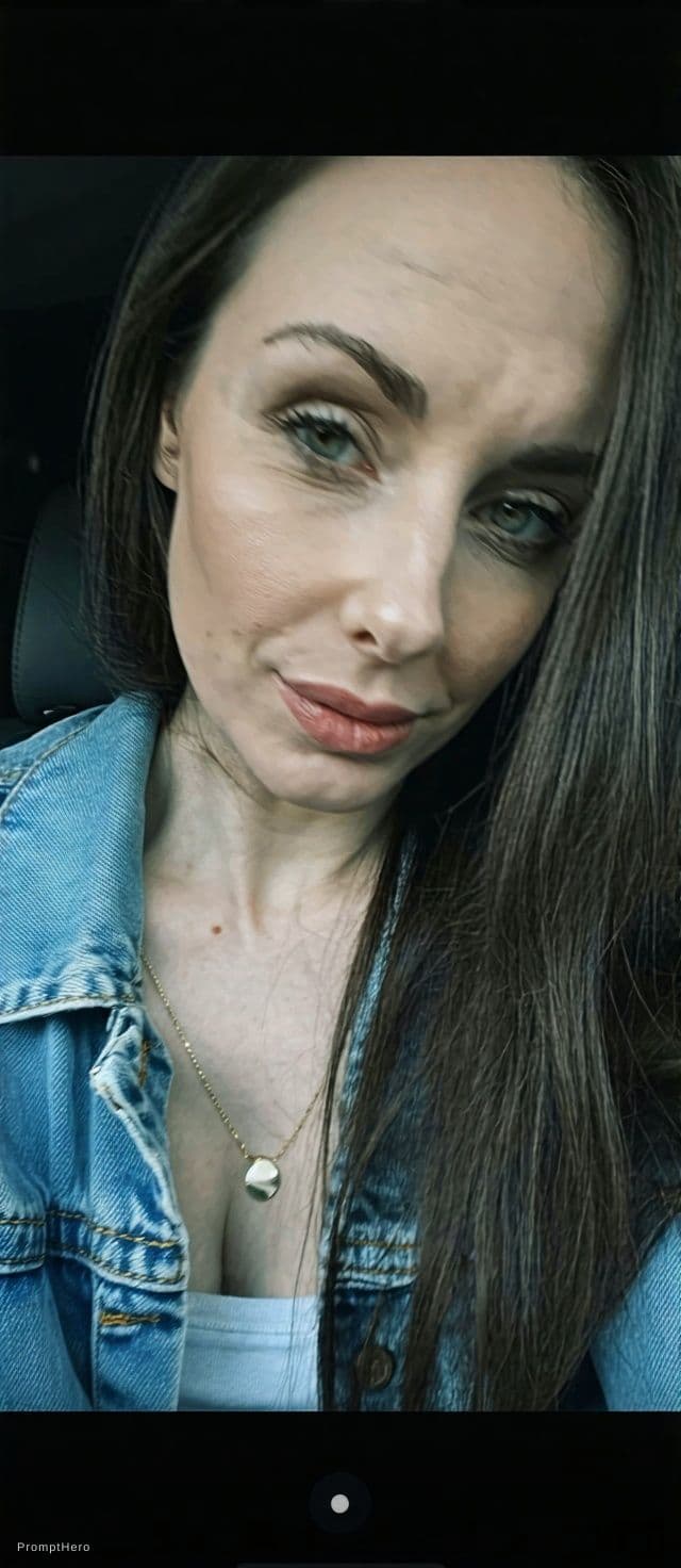 AI generated: low quality phone photo, , a girl realistic, , selfie, credible, sexy, truly horny, alone 