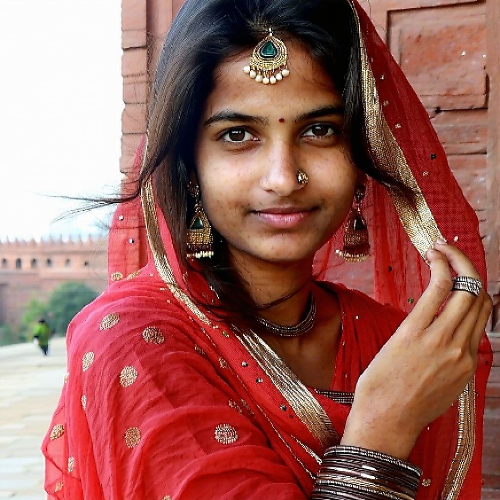 AI generated: A india beautiful women 