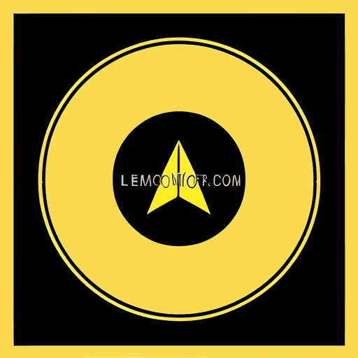 AI generated: a yellow and black logo with the words lemon starship, starship, lemon, 🍋, starship,  official artw...