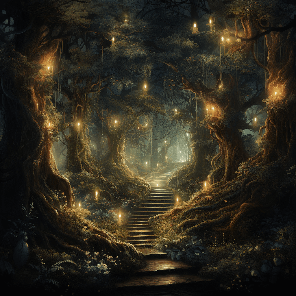 AI generated: enchanted forest