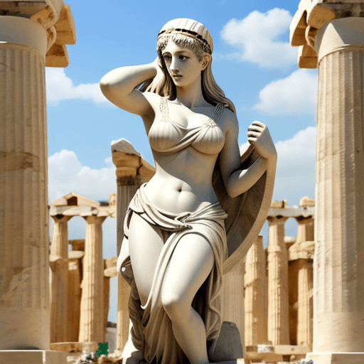 AI generated: greek goddess
