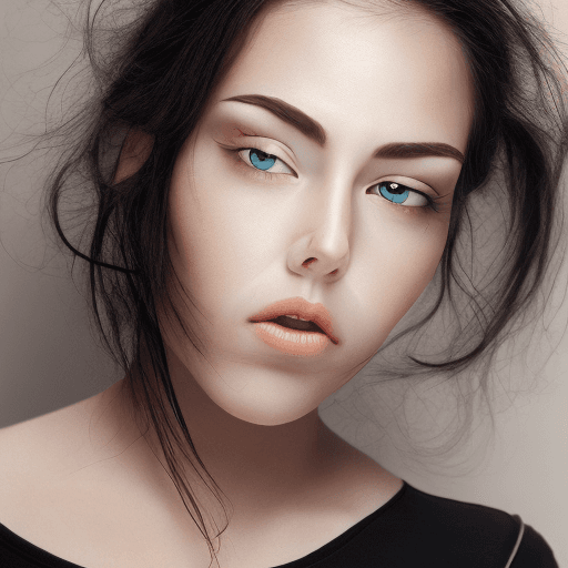 AI generated: Photo of realisitc face of very unattractive woman
