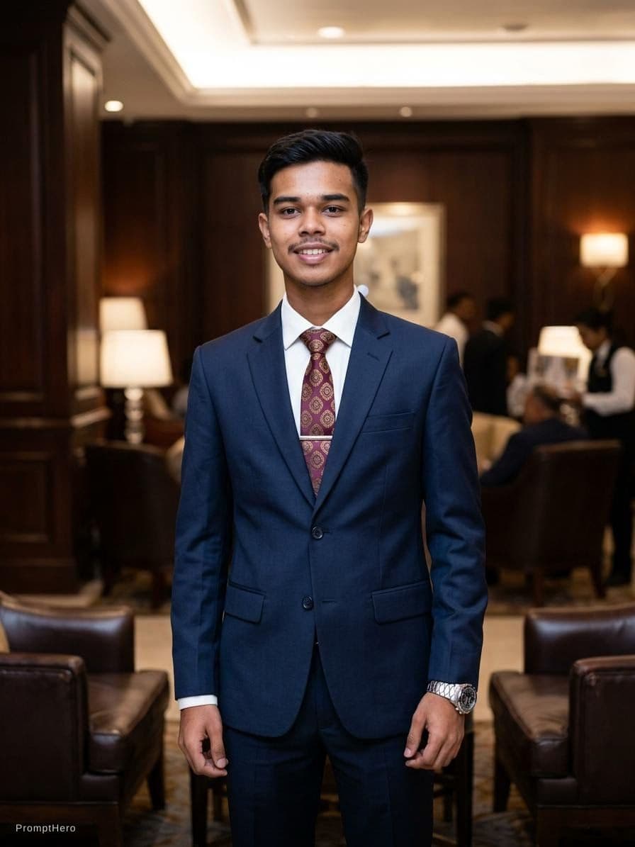 AI generated: A formal suite picture with 100% face accuracy 