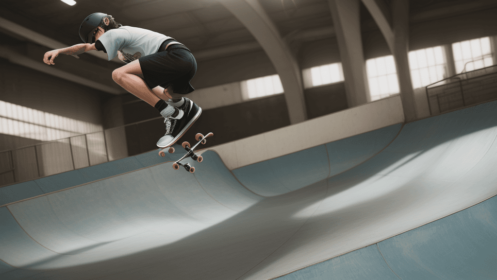 AI generated: High resolution photography of a skater