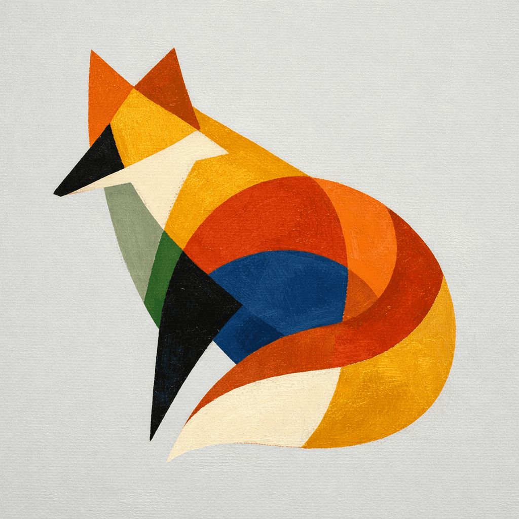 AI generated: Create an abstract artwork that looks like something a human would make. The artwork itself should b...