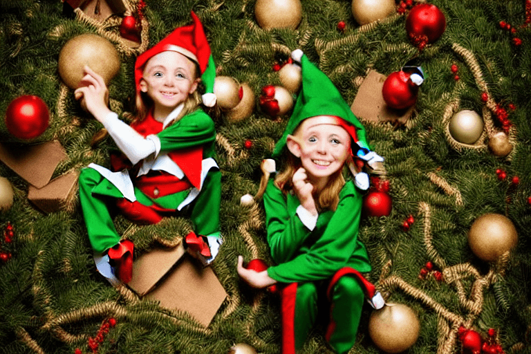 AI generated: 10 thousand elves photographic