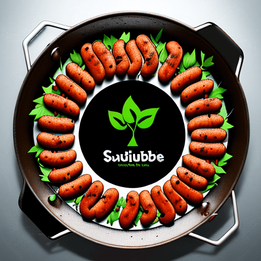AI generated: Please create a logo with a name "Saludable Sur"  a distributor of vegan foods specializing in chori...