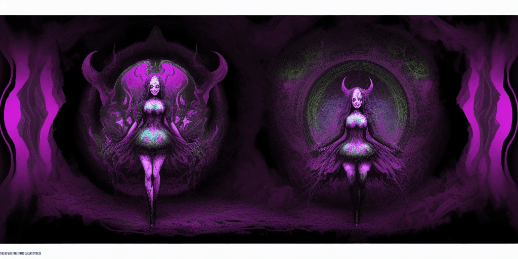 AI generated: (psychedelic bizarre), (Surrealist Dreams), (Devilcore) 16k