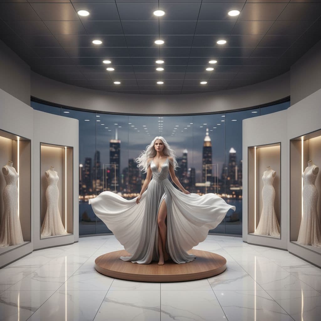 AI generated: in the showroom 