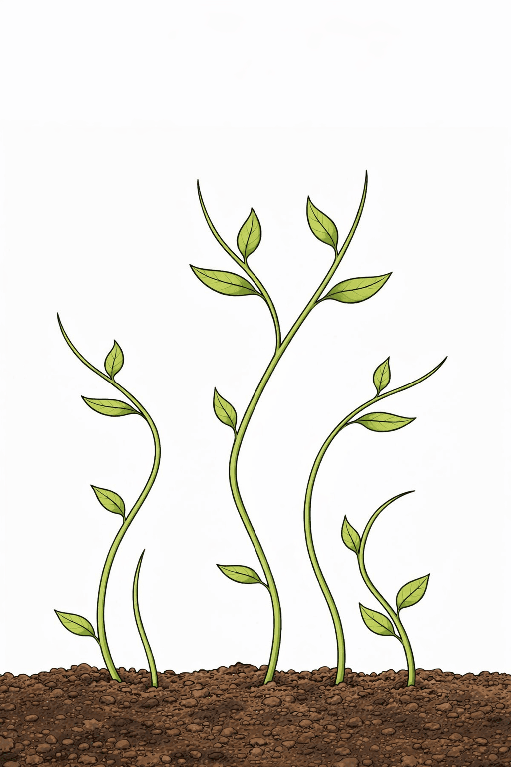 AI generated: Add some soil to the bottom of this picture whilst keeping everything else exactly the same. The ear...