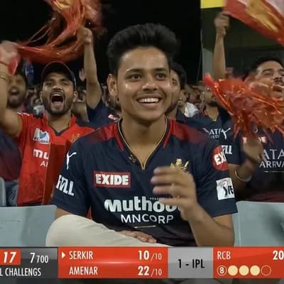 AI generated video: Create a video for real cricket match csk vs rcb
