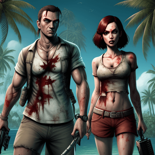 AI generated: Dead island 2 with Ryan and Amy
