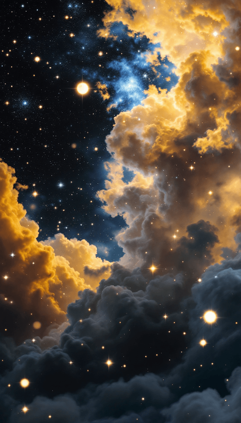AI generated: Arching under the night sky inky
with black expansiveness, we point
to the planets we know, we
pin q...