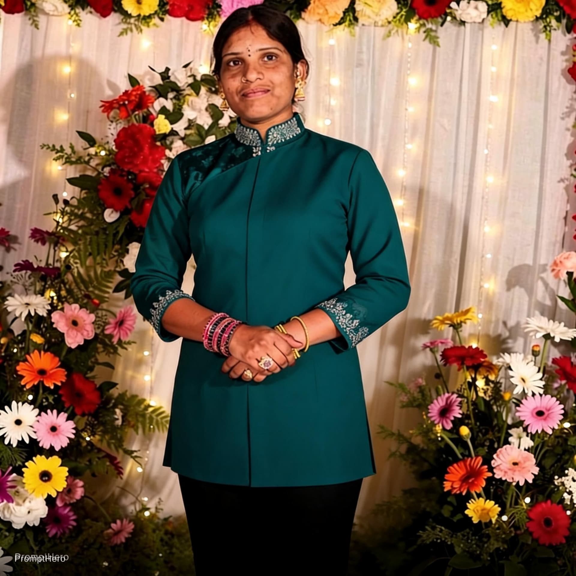 AI generated: Remove saree 