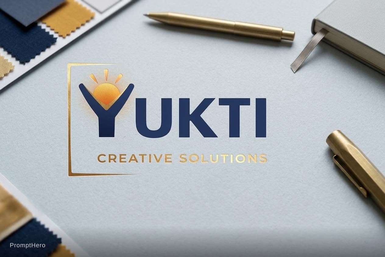 AI generated: create logo yukti creative solutions 
