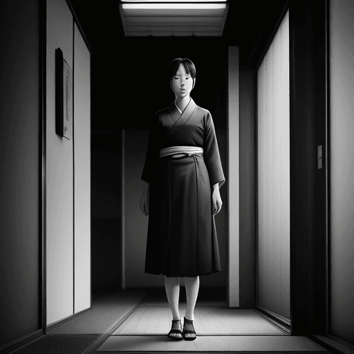 AI generated: cinematic style poster, Japanese woman, 20-25 years old, photorealistic, UHD, in the style of Annie ...