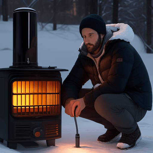 AI generated: A fussion between a 30 years old man and 200 liter heater