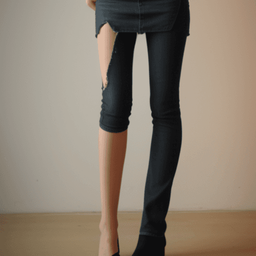 AI generated: Tall girl
