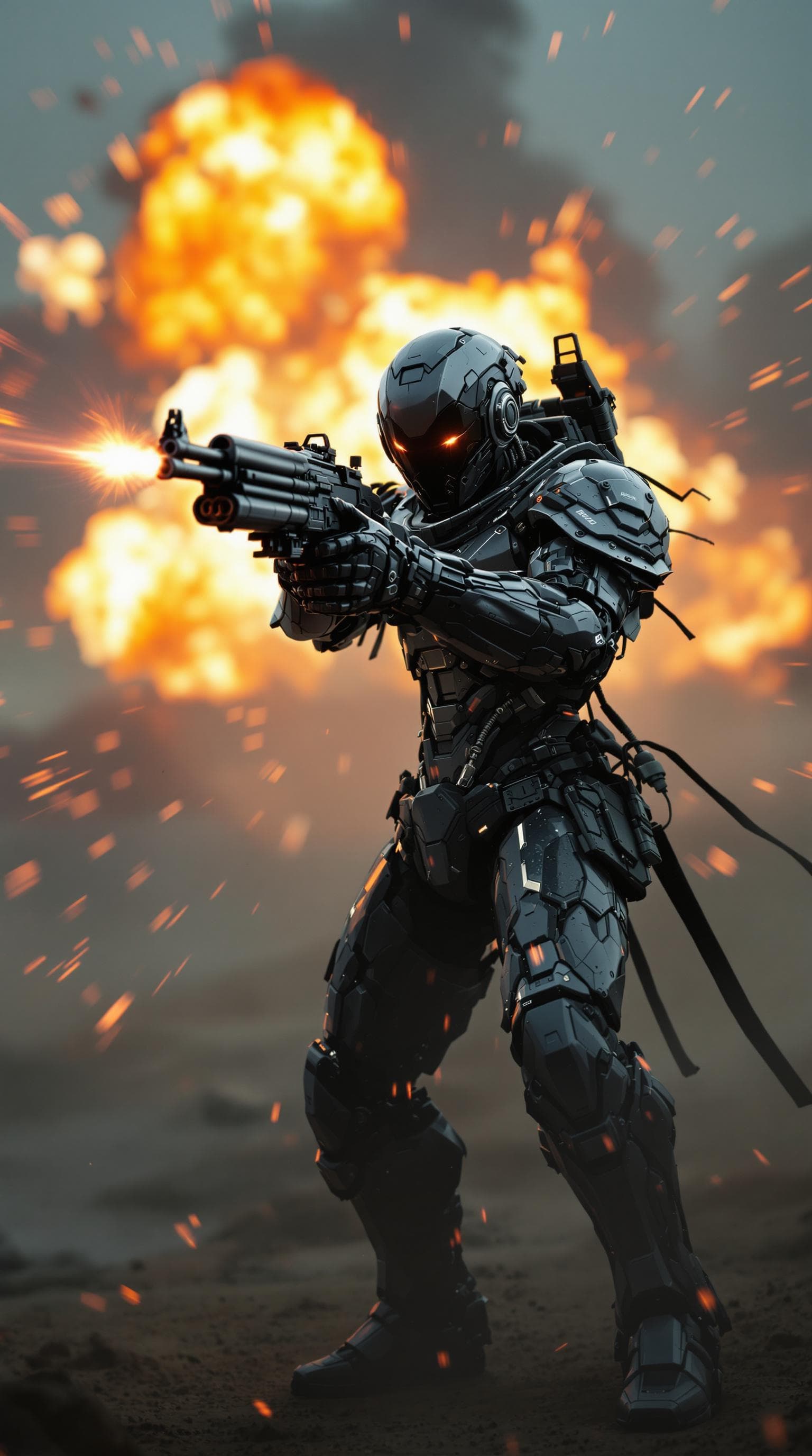 AI generated: 8k, ultra realistic, a cyborg, transhumanism warrior, close up portrait, epic shot, wide angle , hav...