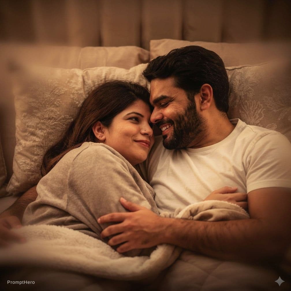 AI generated: couple in missionary possition

