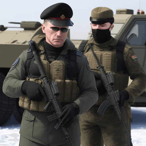 AI generated: Special Forces Ministry of Internal Affairs Russia
