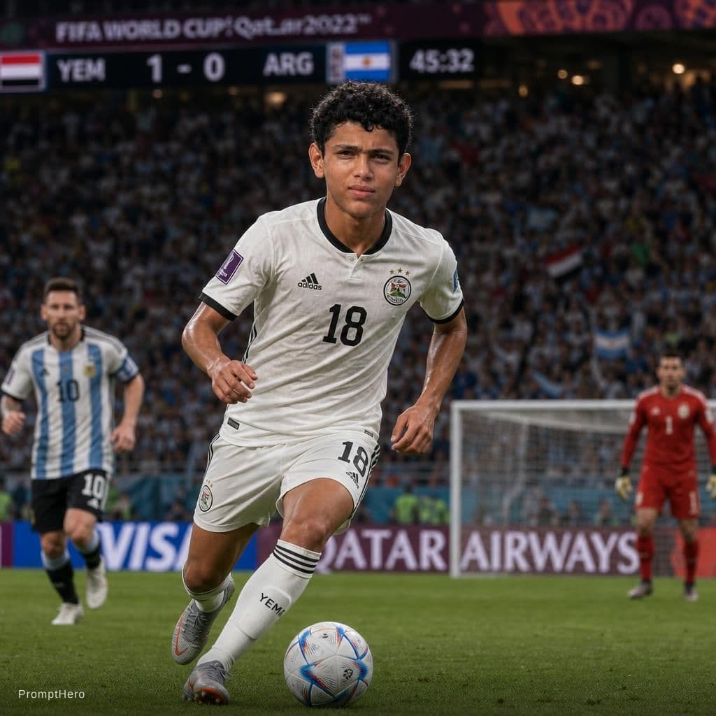 AI generated: Convert into playing fifa world cup match