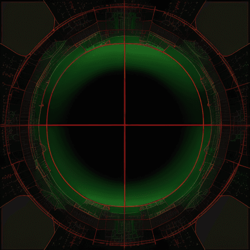 AI generated: trading index Japanese candles like pillars of red and green space blocks in space