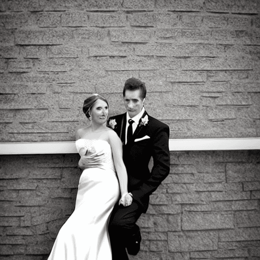 AI generated: wedding photo