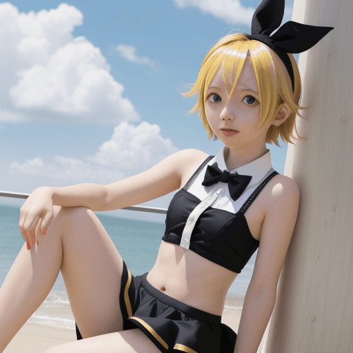 AI generated: Kagamine Rin