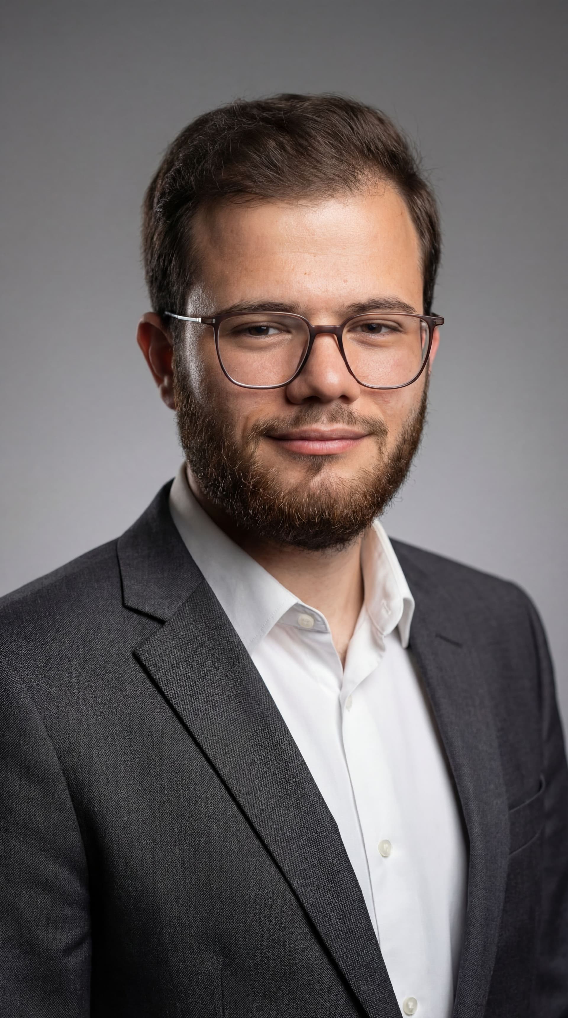 AI generated: Create a photorealistic, high-resolution corporate headshot
of the individual from the provided ima...