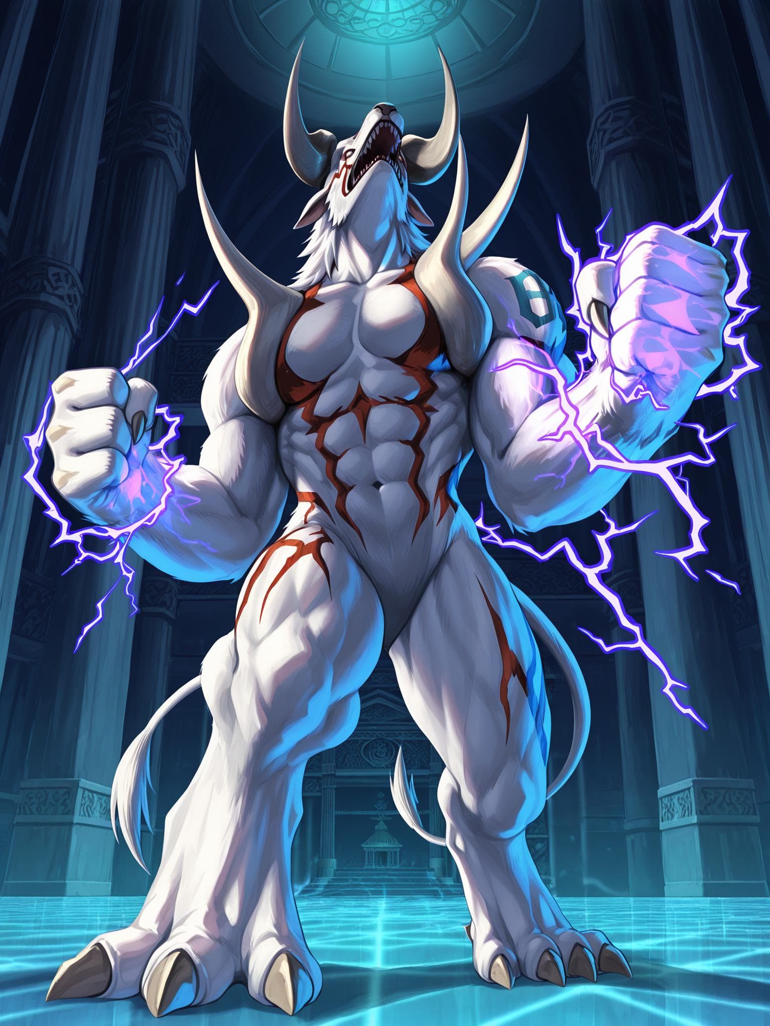 Uranus the Chimera - Bloody roar [Illustrious]