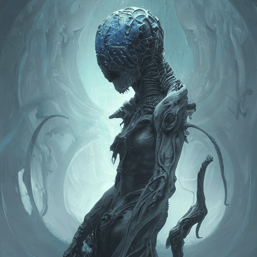 AI generated: Amazing portrait of a Mind Flayer woman by Greg Rutkowski, Bayard Wu, Frank Frazetta, Adobe After Ef...