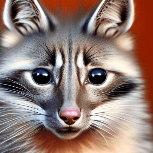 AI generated: cat and raccoon hybrid