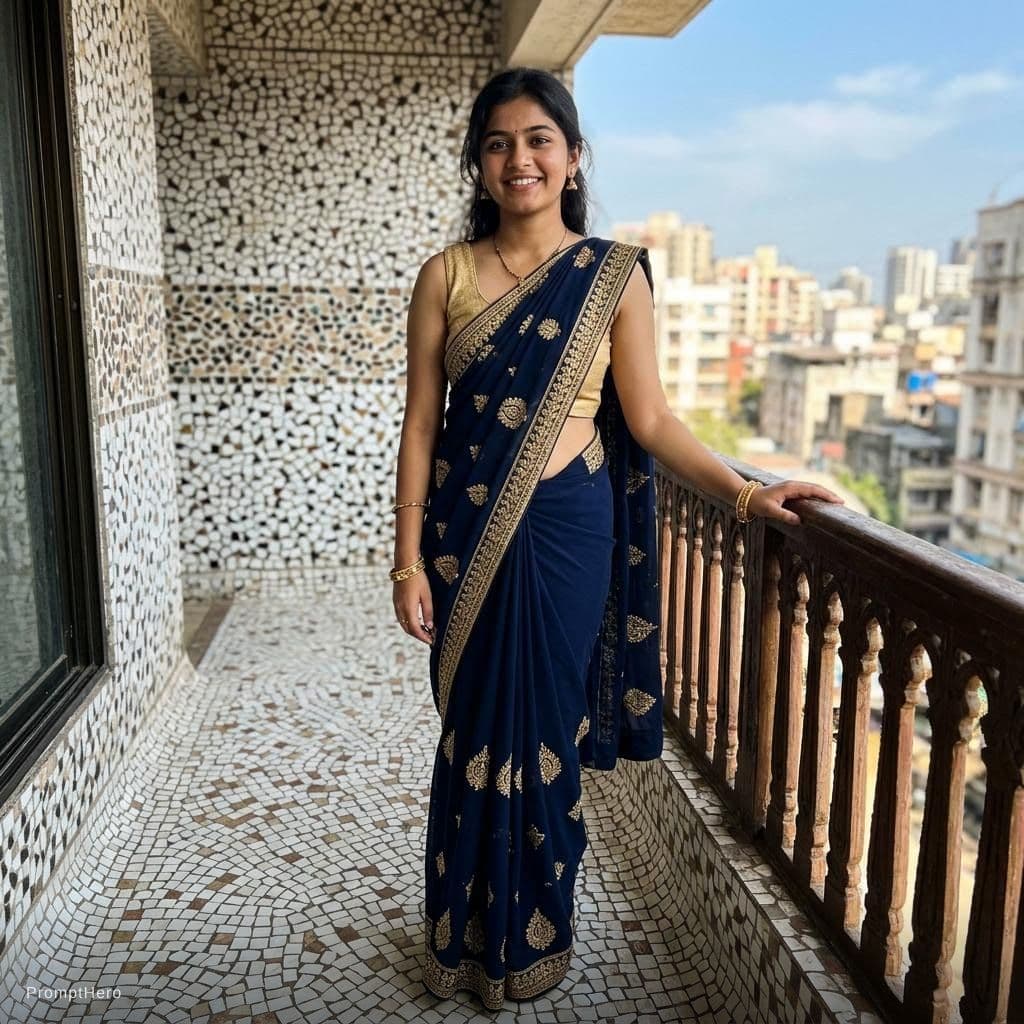 AI generated: masterpiece, ((best quality, 8k, ultra-detailed)), perfect anatomy, Indian young Woman, (18yo girl :...