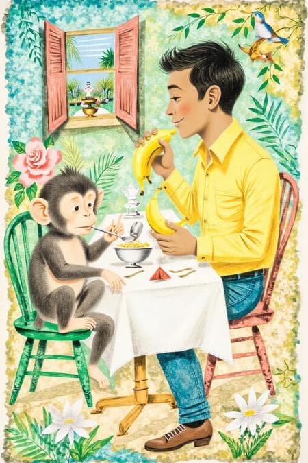 Garden Wonderland: Children's Book Illustration Style